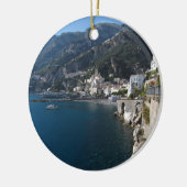 Ansicht von Amalfi-Küste Keramikornament (Links)