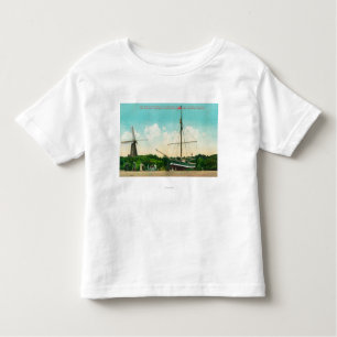Ansicht von Amundsens arktischem Sloop Kleinkind T-shirt