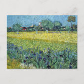 Ansicht von Arles Irises Vincent van Gogh Postkarte (Vorderseite)