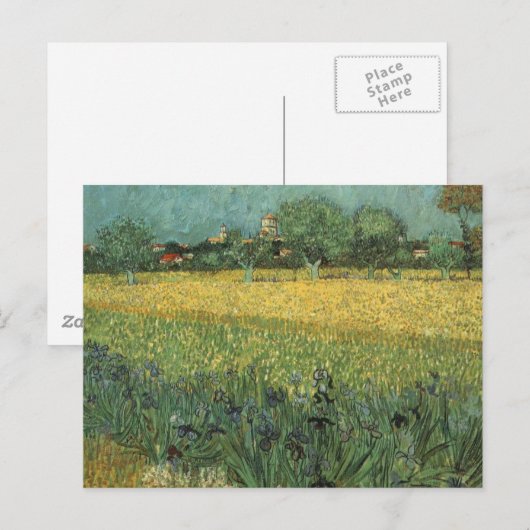 Ansicht von Arles mit Irisch Postkarte (Vorne/Hinten)