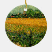 Ansicht von Arles mit Irisch von Vincent van Gogh Keramik Ornament (Vorne)