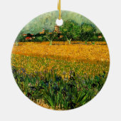 Ansicht von Arles mit Irisch von Vincent van Gogh Keramik Ornament (Hinten)