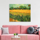 Ansicht von Arles mit Irisch von Vincent van Gogh Leinwanddruck (Insitu (Wohnzimmer))