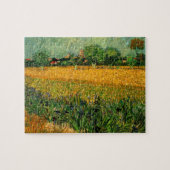 Ansicht von Arles mit Irisch von Vincent van Gogh Puzzle (Horizontal)