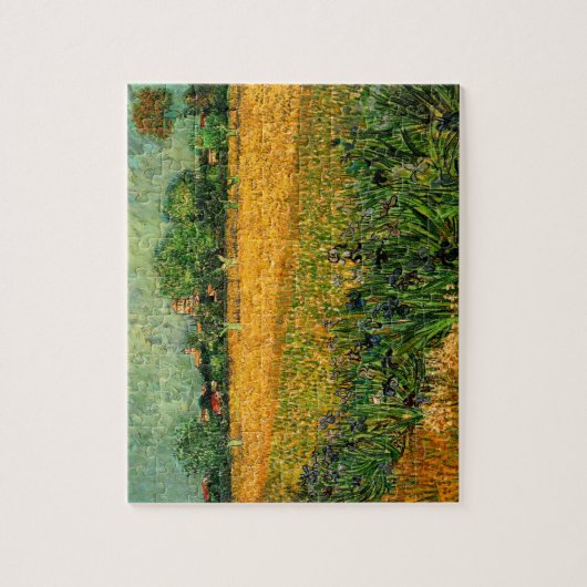 Ansicht von Arles mit Irisch von Vincent van Gogh Puzzle (Vertikal)