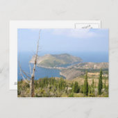 Ansicht von Assos (Kefalonia) Postkarte (Vorne/Hinten)