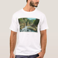 Ansicht von Ausable Abgrund nahe dem Kopf des
