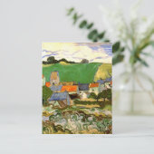 Ansicht von Auvers (F799) Van Gogh Fine Art Postkarte (Stehend Vorderseite)