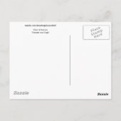 Ansicht von Auvers (F799) Van Gogh Fine Art Postkarte (Rückseite)