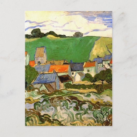 Ansicht von Auvers (F799) Van Gogh Fine Art Postkarte (Vorderseite)