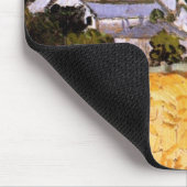 Ansicht von Auvers mit Kirche von Vincent van Gogh Mousepad (Ecke)