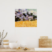 Ansicht von Auvers mit Kirche von Vincent van Gogh Poster (Küche)