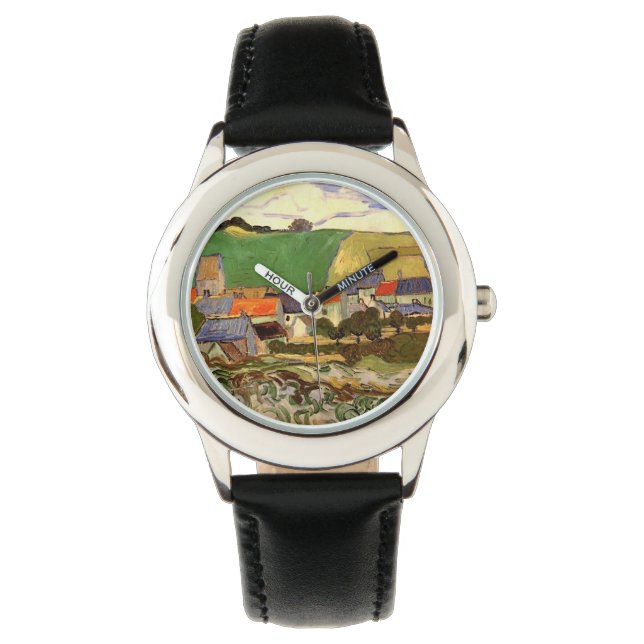 Ansicht von Auvers, Van Gogh Armbanduhr (Vorderseite)