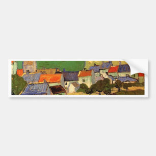 Ansicht von Auvers Vincent van Gogh Autoaufkleber