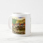 Ansicht von Auvers Vincent van Gogh Kaffeetasse (Vorderseite Links)