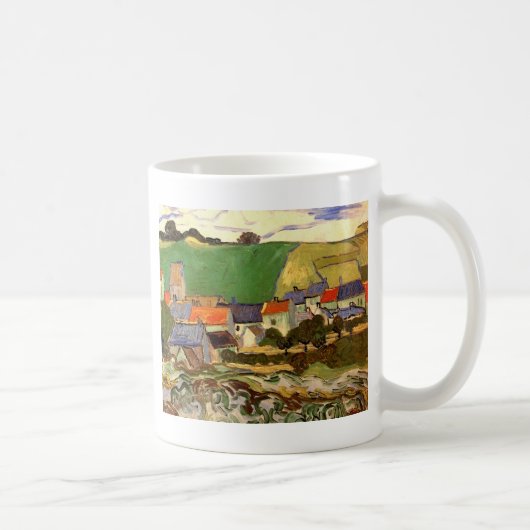 Ansicht von Auvers Vincent van Gogh Kaffeetasse (Rechts)