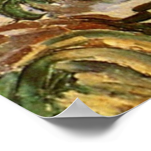 Ansicht von Auvers Vincent van Gogh Poster (Ecke)