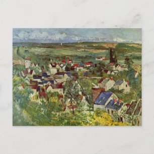 Ansicht von Auvers von Paul Cezanne Postcard Postkarte