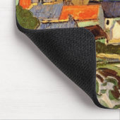 Ansicht von Auvers von Van Gogh Mousepad (Ecke)