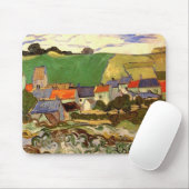 Ansicht von Auvers von Van Gogh Mousepad (Mit Mouse)