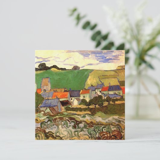Ansicht von Auvers von Vincent van Gogh (Stehend Vorderseite)