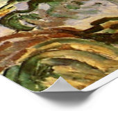 Ansicht von Auvers von Vincent van Gogh Poster (Ecke)