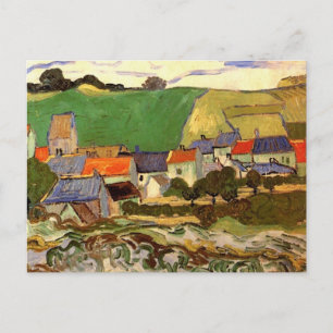 Ansicht von Auvers von Vincent van Gogh Postkarte