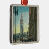 Ansicht von Baisse-St., das Fähren-Turm zeigt Silbernes Ornament (Rechts)