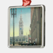 Ansicht von Baisse-St., das Fähren-Turm zeigt Silbernes Ornament (Links)