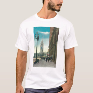 Ansicht von Baisse-St., das Fähren-Turm zeigt T-Shirt