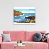 Ansicht von Bald Head Cliff am York Beach Leinwanddruck (Insitu (Wohnzimmer))