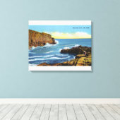 Ansicht von Bald Head Cliff am York Beach Leinwanddruck (Insitu (Holzboden))