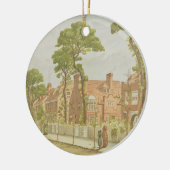 Ansicht von Bedford-Park, 1882 (Farbelitho) Keramikornament (Links)