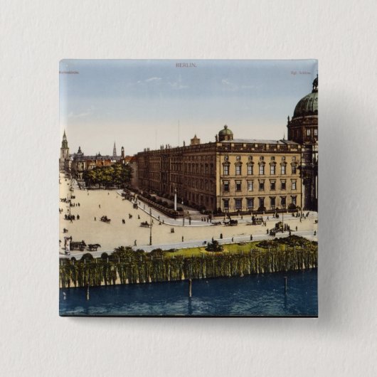 Ansicht von Berlin zur Jahrhundertwende Button (Vorderseite)