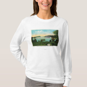 Ansicht von Boston-Boot die Engen kommend T-Shirt
