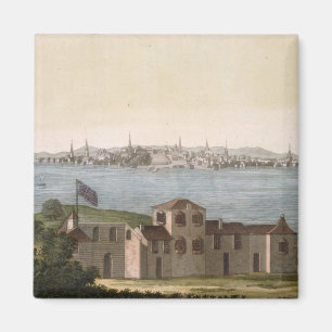 Ansicht von Boston, von 'Le Costume Ancien und Magnet