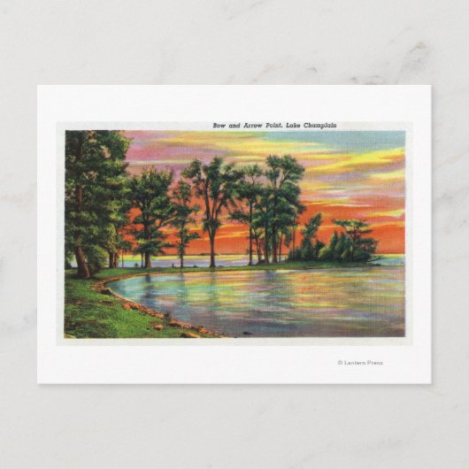 Ansicht von Bow und Pfeil Postkarte (Vorderseite)