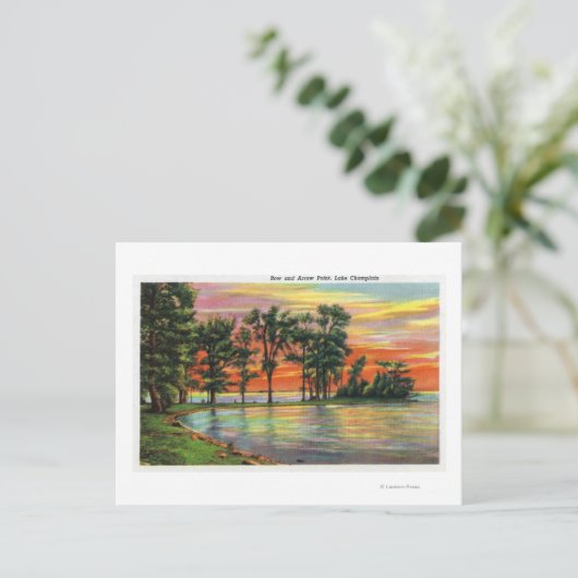 Ansicht von Bow und Pfeil Postkarte (Stehend Vorderseite)