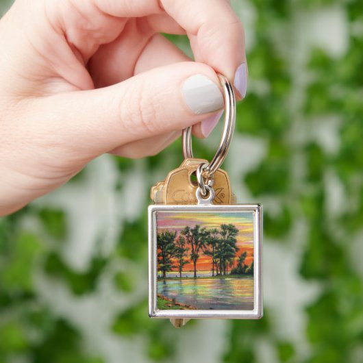 Ansicht von Bow und Pfeil Schlüsselanhänger (Hand)