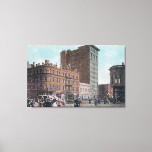 Ansicht von Broadway, 14. St., Allee Junctio Leinwanddruck