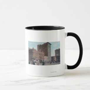 Ansicht von Broadway, 14. St., Allee Junctio Tasse