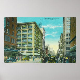 Ansicht von Broadway und von 7. Ecke Poster