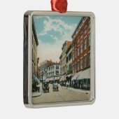 Ansicht von Broadway und von Eckstrang-Straße Silbernes Ornament (Rechts)