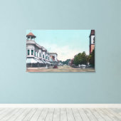 Ansicht von BroadwayChico, CA Leinwanddruck (Insitu (Holzboden))