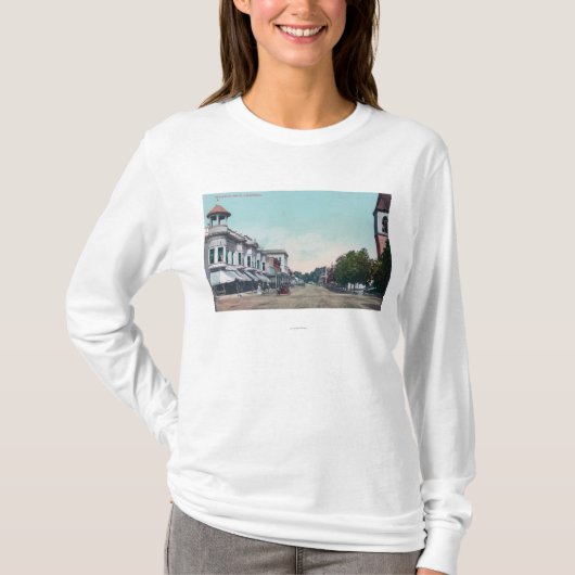 Ansicht von BroadwayChico, CA T-Shirt (Vorderseite)