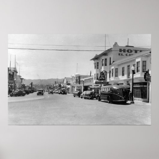 Ansicht von BroadwayKing City, CA Poster (Vorne)