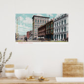 Ansicht von BroadwayOakland, CA Poster (Küche)