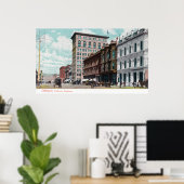 Ansicht von BroadwayOakland, CA Poster (Heimbüro)