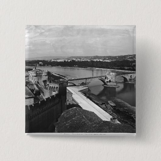 Ansicht von Brücke St. Benezet Button (Vorderseite)
