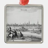 Ansicht von Brügge Silbernes Ornament (Vorne)